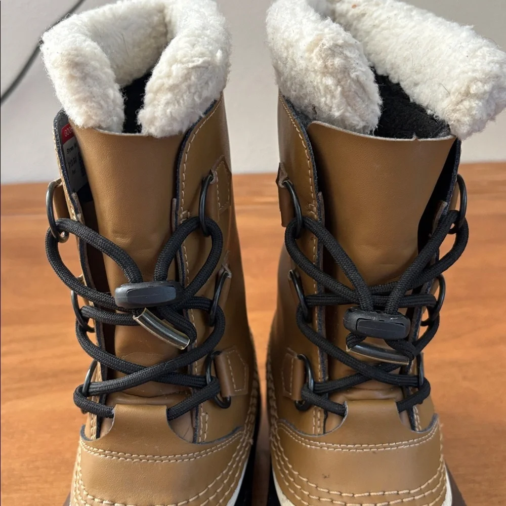 Sorel Brown and Black Insulated Boots Size 3